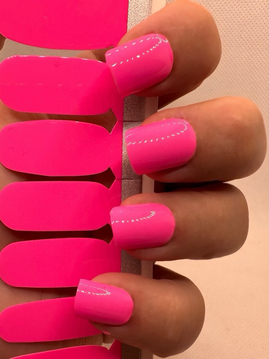 künstliche fingernägel pink Neon Pink – Suhr Nails