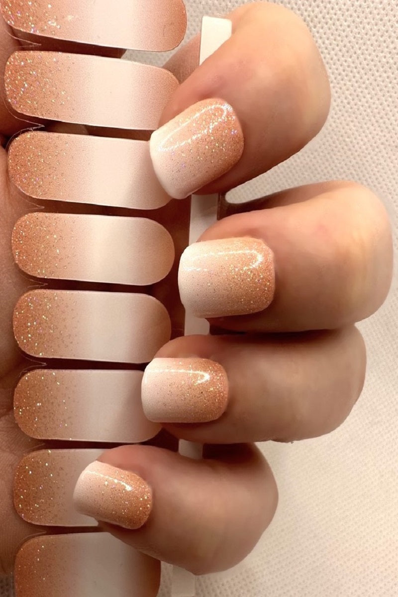 Babyboomer Nude Glitter Gel – Suhr Nails