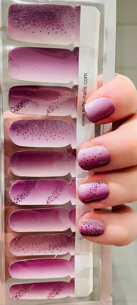 plum color nail designs