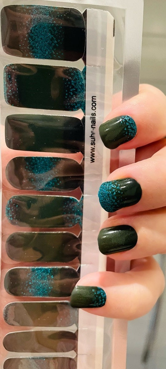 XL Green Ombre – Suhr Nails
