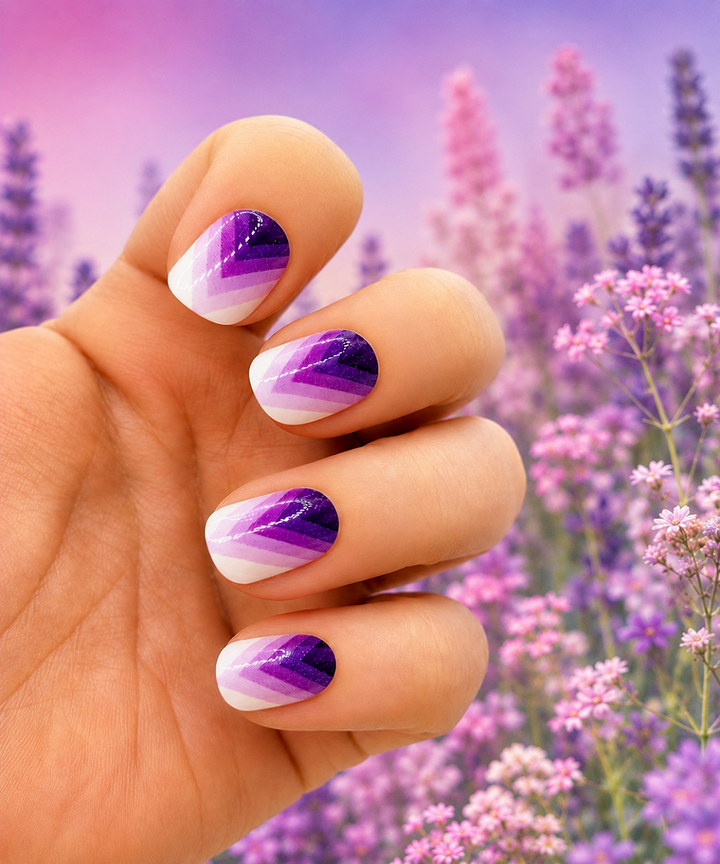Purple Triangle Ombre