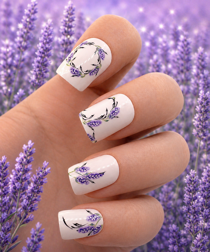 Lavender Wreath