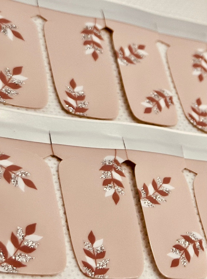 XL Silver Leaves Wedding