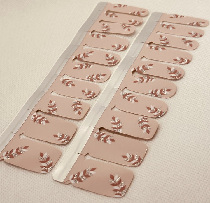 XL Silver Leaves Wedding