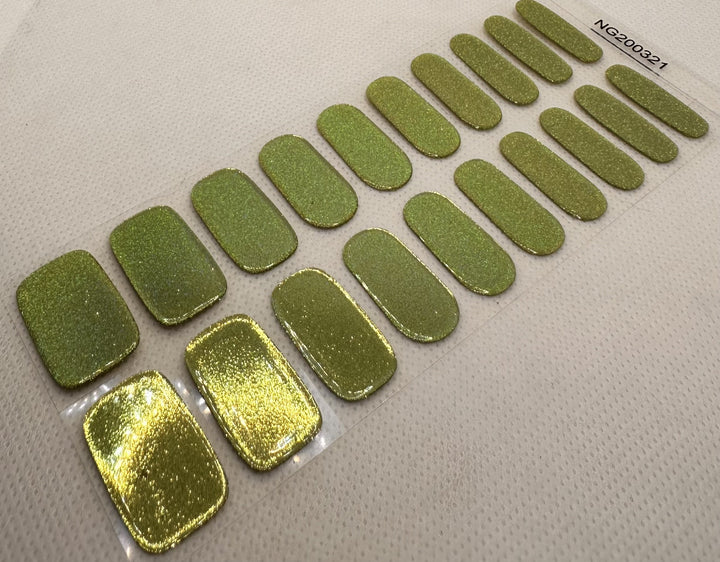 XL Mint Queen Glitter Gel