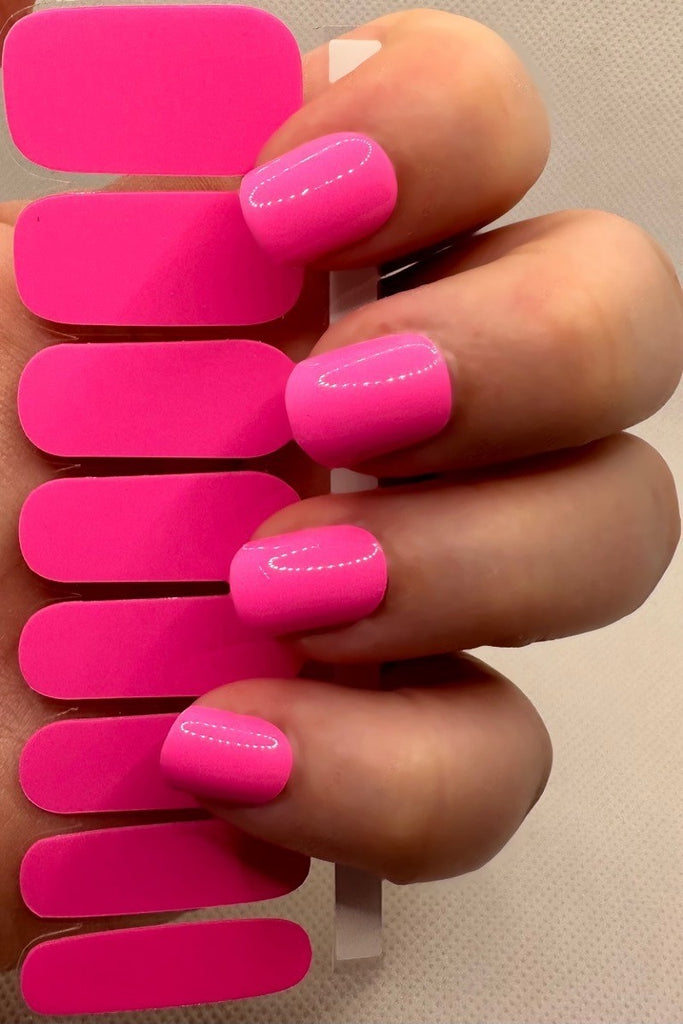Hybrid nail polish neon pink 7ml - Neon Dark Pink N1