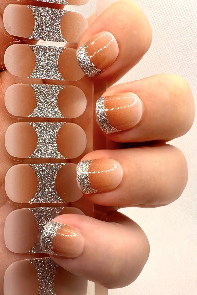 White Glitter Dress Gel – Suhr Nails