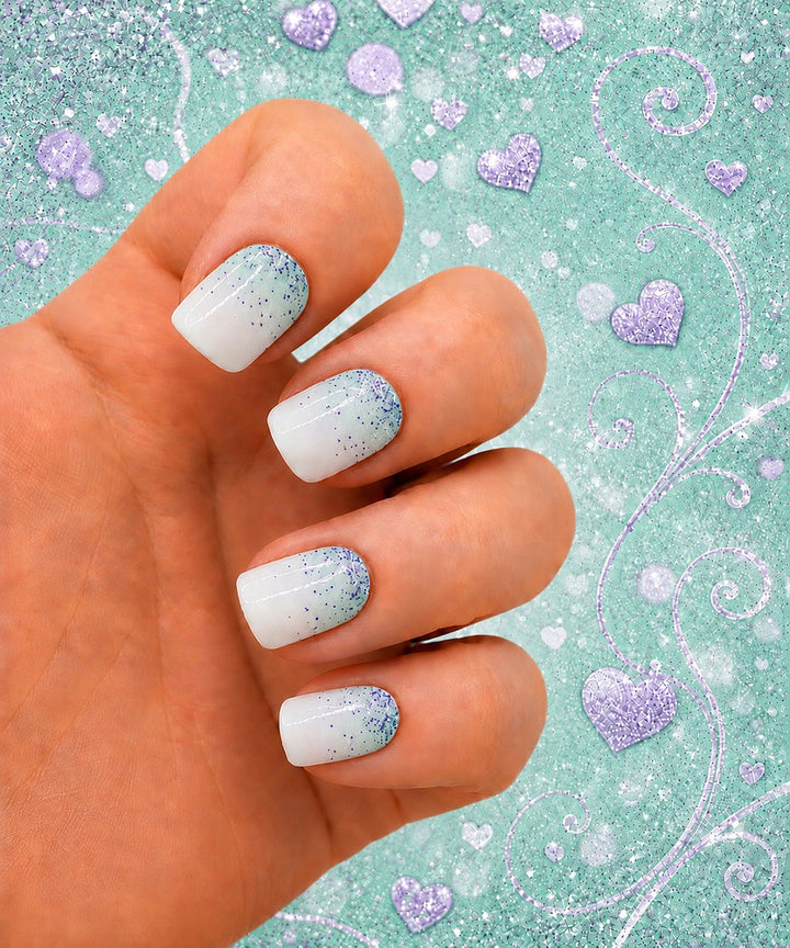 XL Babyboomer Mint Glitter Purple