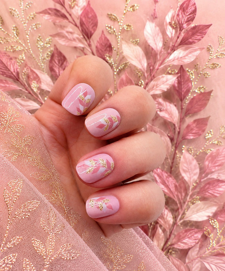 XL Gold Leaves Wedding