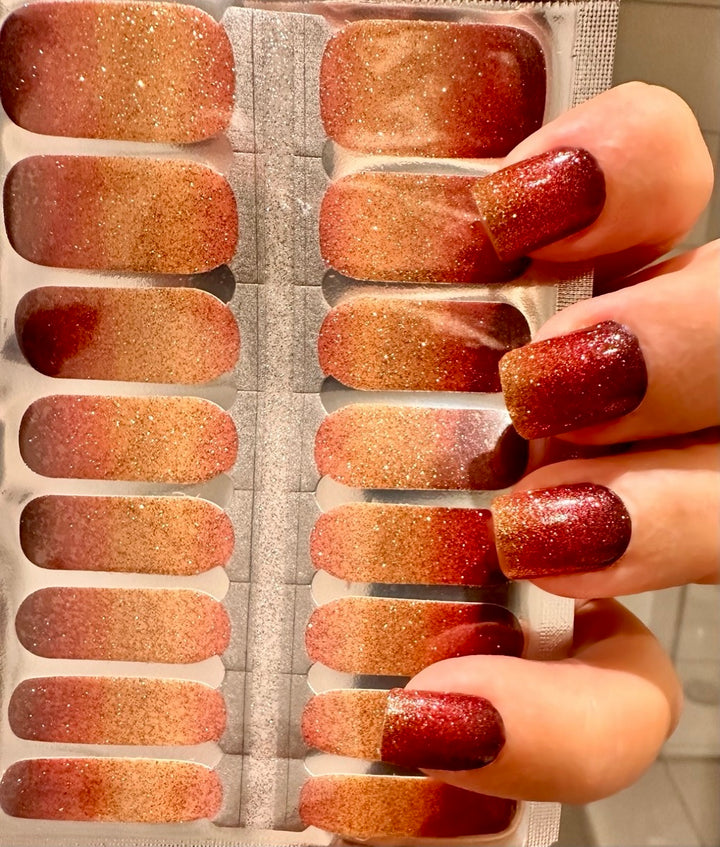 Brown Ombre Glitter