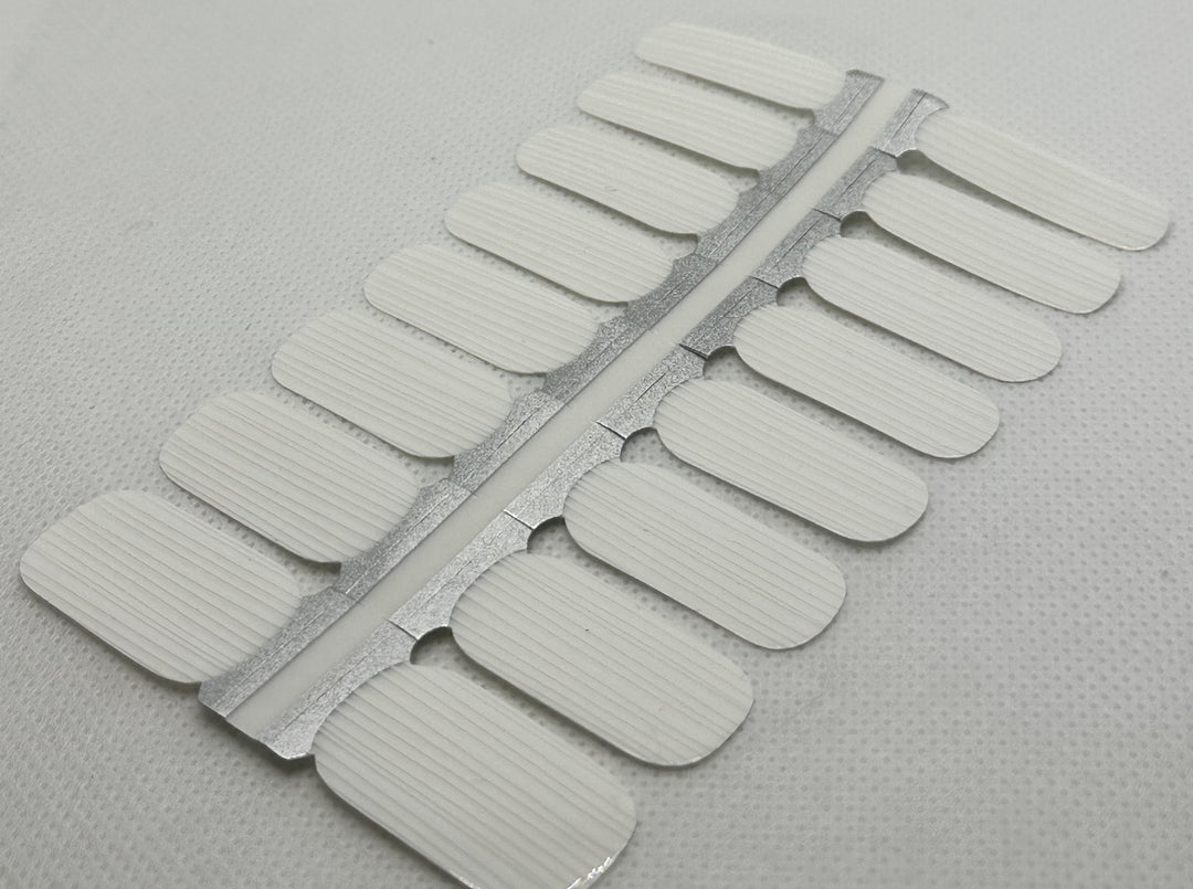 White Wedding Stripes (Transparent)
