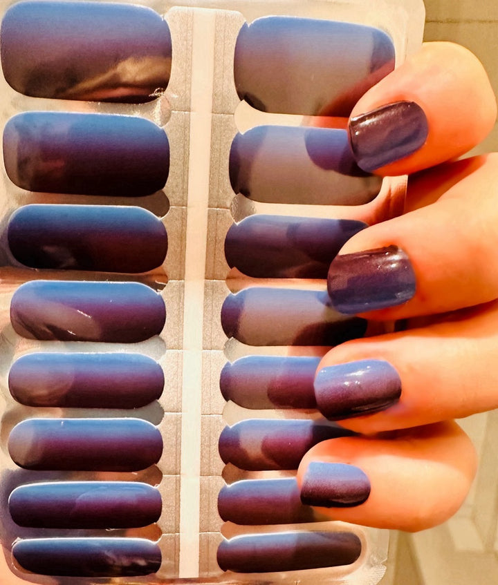 Vertical Blue Ombre