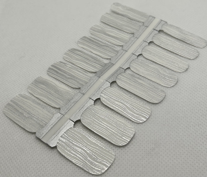 Silver Wedding Stripes (Transparent)