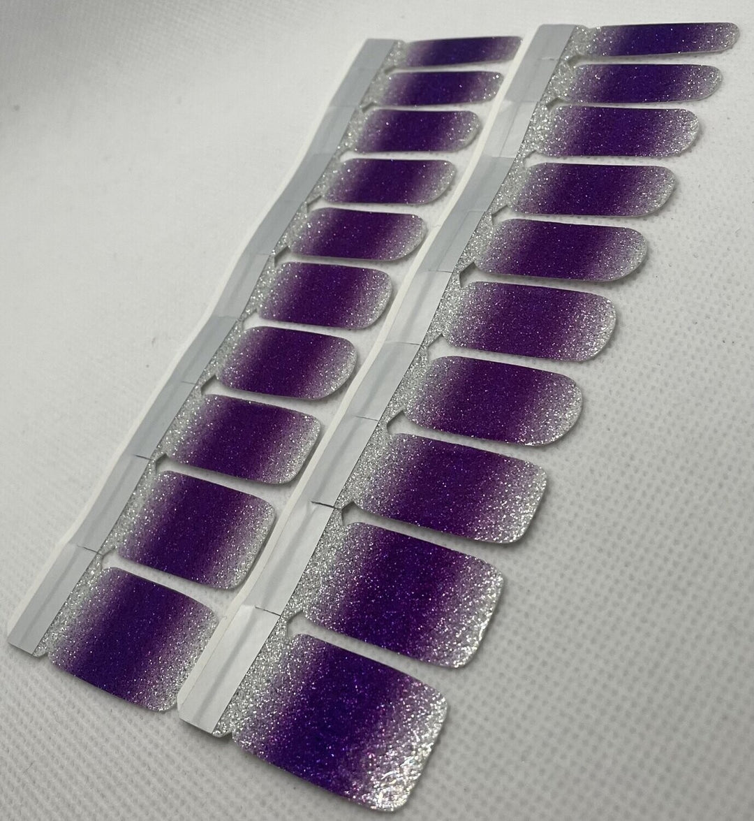 XL Silver-Purple Ombre (Glitter)