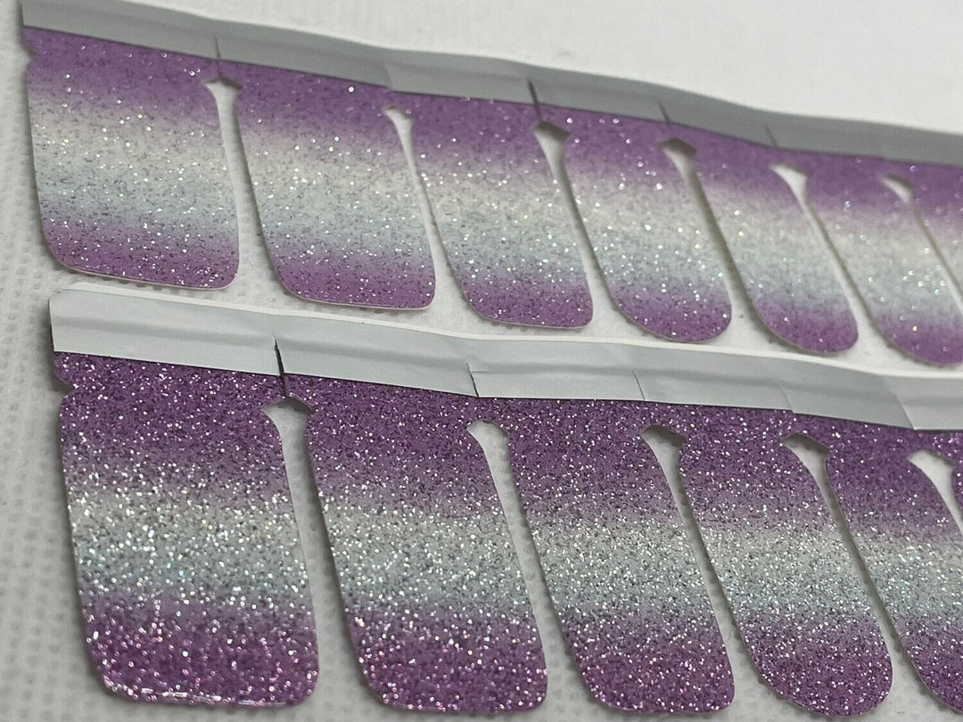 XL Light Purple-Silver Ombre (Semi Transparent)