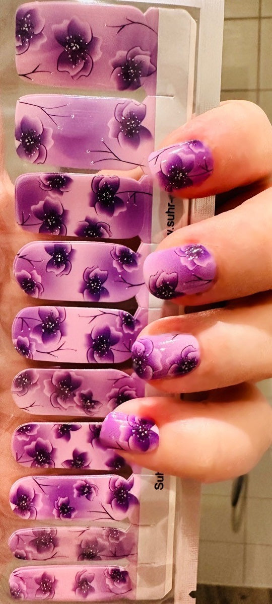 XL Purple Romatic Flowers